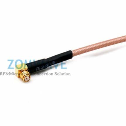 SMP(GPO) Female Right Angle to SMP(GPO) Female Right Angle.RG316 Cable,6GHz