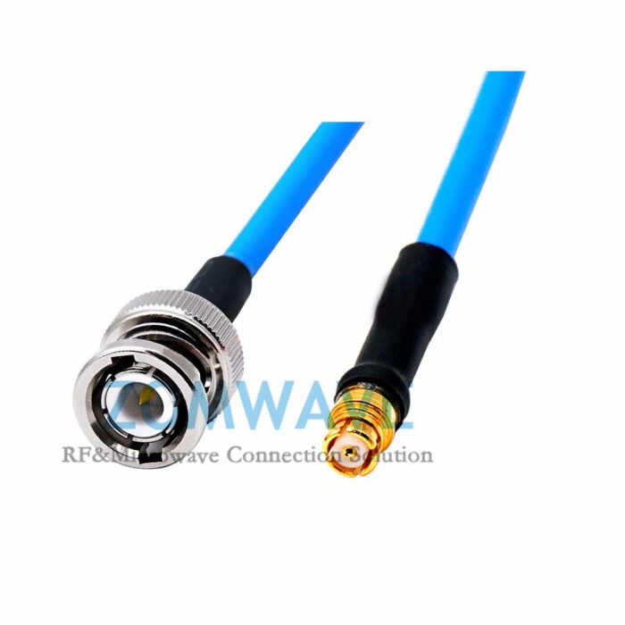 SMP(GPO) Female to BNC Male Formable .086_RG405 Cable,6GHz