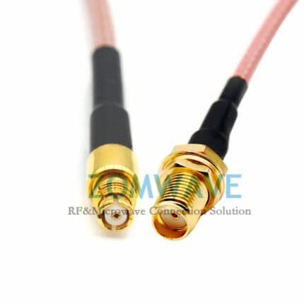 SMP(GPO) Female to SMA Female Bulkhead,RG316 Cable, 6GHz