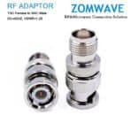 TNC Female to BNC Male Adapter, 4GHz