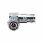 TNC Male to TNC Female Right Angle Stainless Steel Adapter, 18GHz