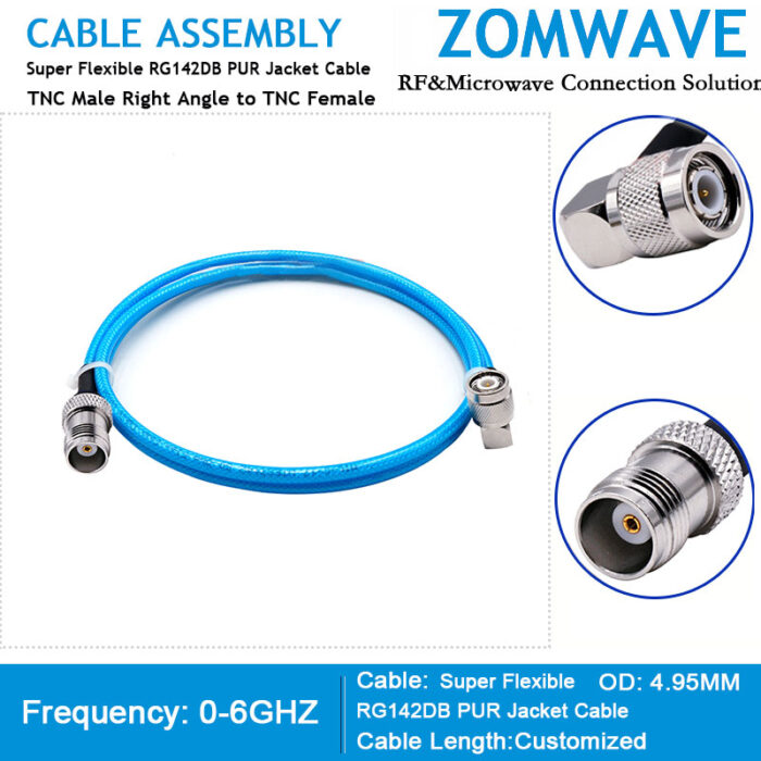 ZOMWAVE TNC Coax Cable & Male Cable Solutions for B2B