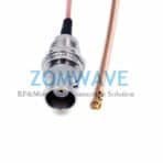 U.FL Plug Right Angle to BNC Female Rear Mount, RG178 Cable, 4GHz(1)
