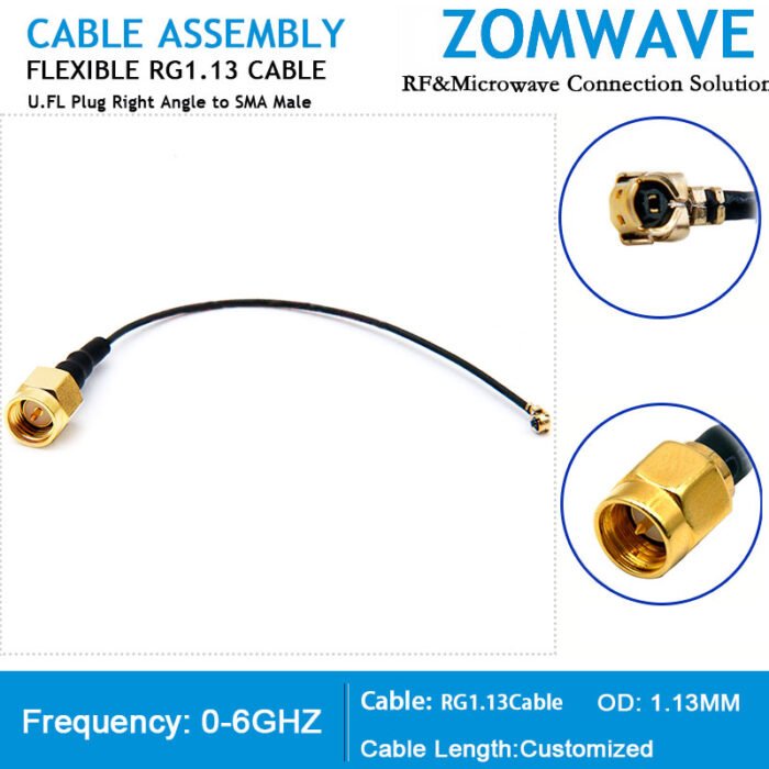 ZOMWAVE Coax to Coax and IPEX Cables for Business Needs