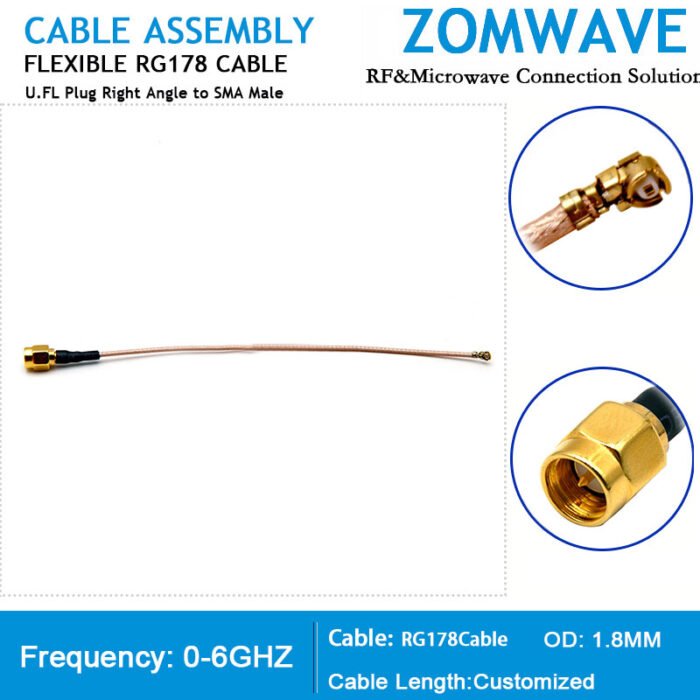 ZOMWAVE Premium Types of Coaxial and IPEX Cables for Trade