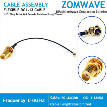 ZOMWAVE Premium UFL and IPEX Cables for B3B Trade