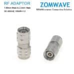 1.85mm Male to 2.4mm Male Stainless Steel Adapter, 50GHz