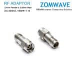 2.4mm Female to 2.92mm Male Stainless Steel Adapter, 40GHz