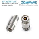 2.92mm Female to 2.92mm Female Stainless Steel Adapter, 40GHz