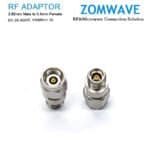 2.92mm Male to 3.5mm Female Stainless Steel Adapter, 26.5GHz