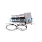 BNC Female Right Angle Bulkhead Thru Hole, .260 inch x .067 inch Hole, 4GHz