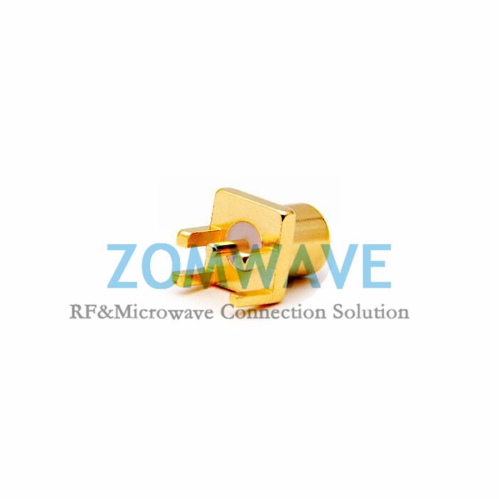 MCX Female End Launch, 062 inch PCB Thickness (Max), .035 inch Pin Diameter, 6G