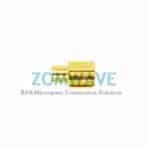 MMCX Female End Launch PCB Connector, .028 inch Pin Diameter, 6G