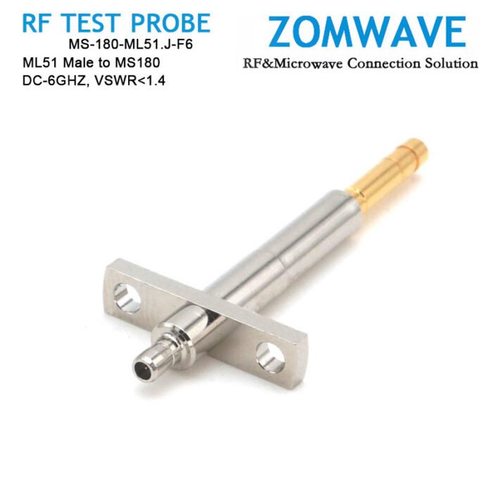 MS-180-ML51.J-F6, ML51 Jack to MS180 RF Test Probe, 8GHz