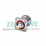 N Female Waterproof Terminal,4 hole Flange, 9mm Insulator and 2mm Pin, 11Ghz