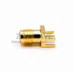 SMA Female PCB End Launch, .066 inch PCB Thickness (Max), .030 inch Pin,18ghz