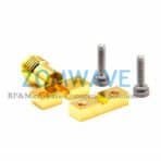 SMA Female Solderless PCB End Launch, .078inch PCB Thickness (Max), .010inch Pin