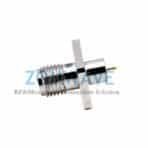 SMA Female Terminal, 4 hole Flange, Extended 4mm Outer Conductor and 2mm Pin，6G