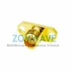 SMA Female Terminal Connector, 2 hole Flange, Extended 5mm Pin, 6G