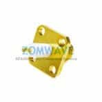 SMA Female Terminal Connector,4 hole Flange,Extended 7mm Insulator and 3mm Pin,6