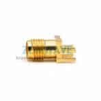 SMA(F) PCB End Launch, .062 inch PCB Thickness (Max), .035 inch Pin Diameter,18G