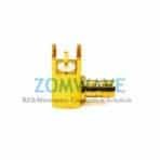 SMB Jack Right Angle Thru Hole PCB Connector, .200 inch x .051 inch Hole, 4GHz