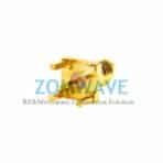 SSMA Female Straight Thru Hole PCB Connector, .200 inch x .059 inch Hole, 18GHz