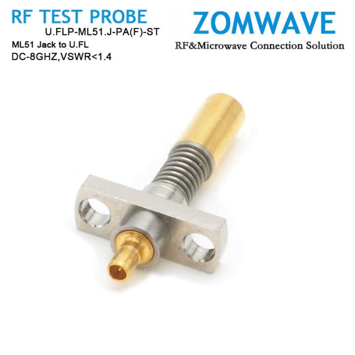 U.FLP-ML51.J-PA(F)-ST,-ML51-Jack-to-U.FL-RF-Test-Probe,-8GHz