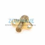 SMA Female to SMP (GPO) Male Adapter, 2-hole Flange, 18GHz, Smooth Bore