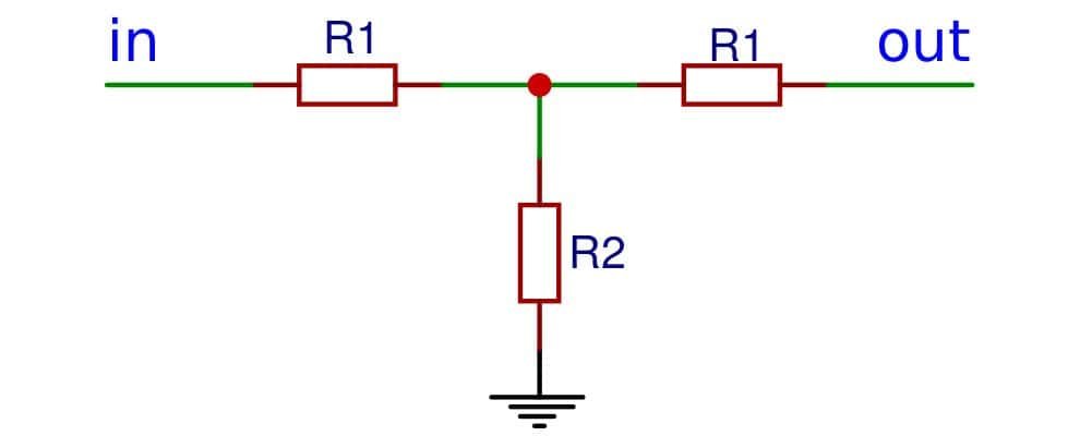 t-pad attenuator