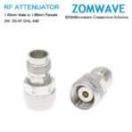 6dB Fixed Attenuator, 1.85mm Male to 1.85mm Female ,2Watts, DC-67 GHz, VSWR