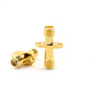 18GHz SMA Female to Female Flange Adapter