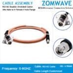 SMA Female to N Type Female Adapter, 6GHz