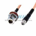 SMA Male to N Type Female Bulkhead Waterproof, RG142 Cable, 6GHz
