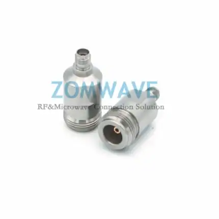 2.92mm Female to N Type Female Stainless Steel Adapter, 18GHz-2