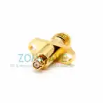 SMA Female to SMP (GPO) Female Adapter, 2-hole Flange, 18GHz(2)