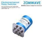 SP6T Electromechanical Relay Latching Switch, Unterminated DC to 40 GHz, up to 5W, 12V, TTL(H) , 2.92mm Female Type-Front