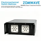 2x SP6T Electromechanical Switch Matrix, Terminated, DC to 40 GHz, Ethernet & USB control, 2.92mm Female Type