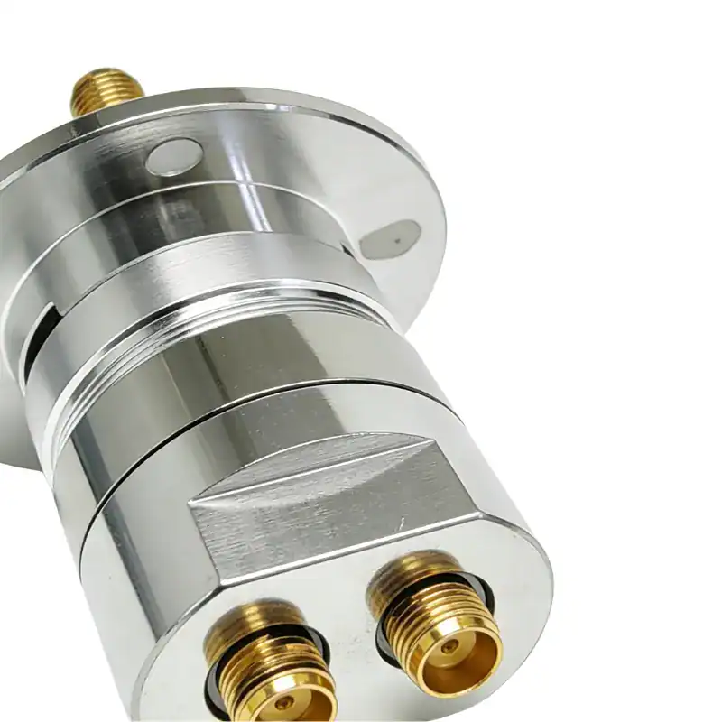 2-Channel RF Rotary Joint Operating to 4.5 GHz, SMA Female to SMA Female Straight Adapter
