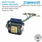 12 Port,Heavy-Duty (HDC) Multi-Coax Cable 0.8/1.85 Female to SMA Male, SS407,8GH