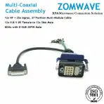 1.85(F) to SMA 8GHz with D-SUB 25 PIN Male