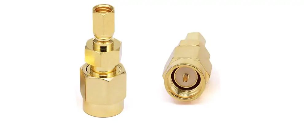 SSMC To SMA Adapter For RF Test Racks Low PIM