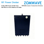 6 Way SMA Power Divider from 500 MHz to 6 GHz Rated at 30 Watts