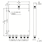 6 Way SMA Power Divider from 500 MHz to 6 GHz Rated at 30 Watts