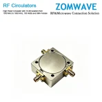 High Power Circulator with 19 dB lsolation from 1350 MHz to 1850 MHz, 150 Watts and SMA Female