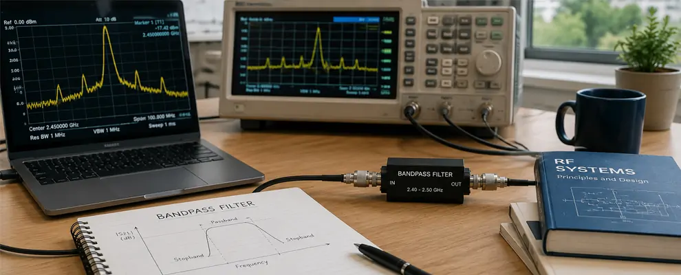 Bandpass Filter Spectrum Analysis & Source Cleanup