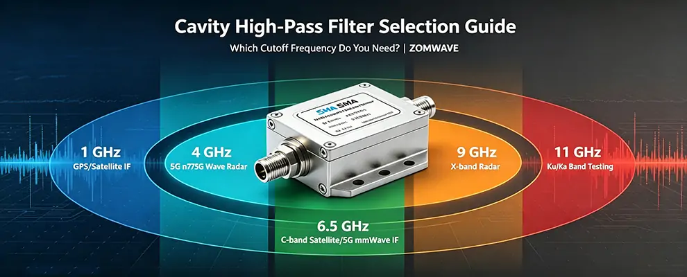 Cavity High-Pass Filter Selection Guide: Which Cutoff Frequency Do You Need?