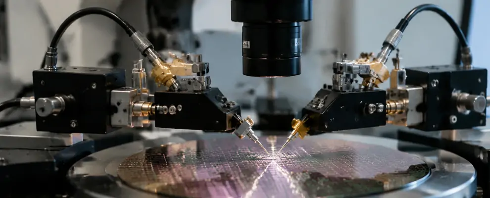 GSG Probe Wafer RF Test & Adapters | Micron Alignment