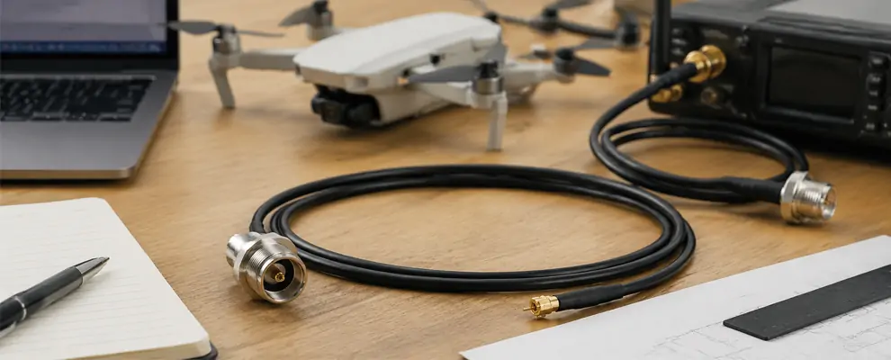 MCX To N Cable | Drone IoT RF Extension Low PIM