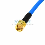 SMA Male Straight to SMA Male Right Angle, Formable .141''RG402 Cable, 12GHz(1)